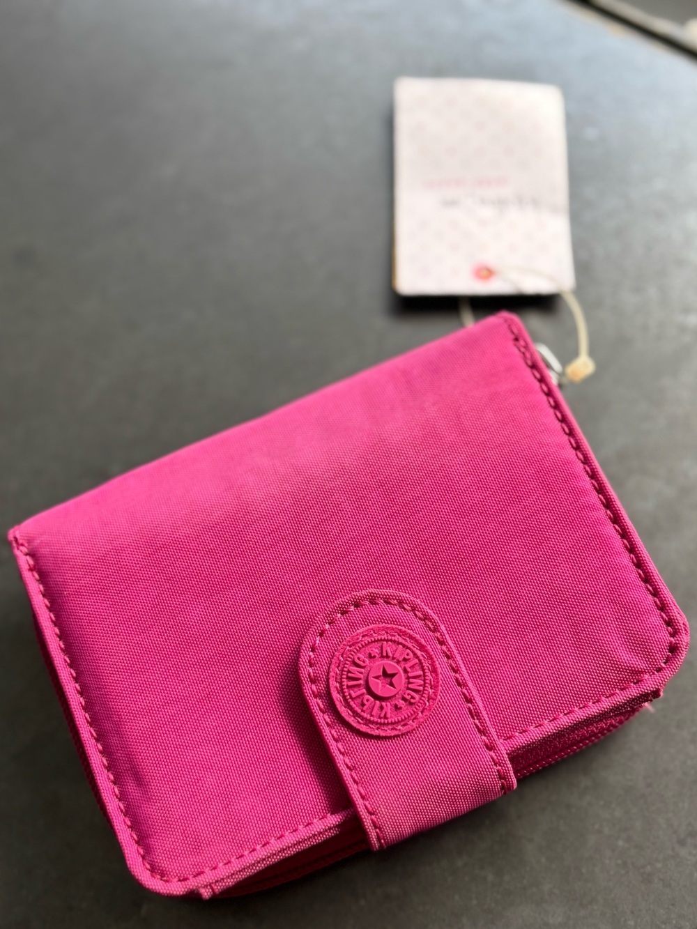 Kipling Very Berry Pink Wallet NWT | Multiple Card Slots - Picture 2 of 10